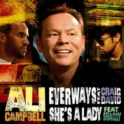 Ali Campbell feat. Craig David and Shaggy Everways & She's a Lady double A side single cover